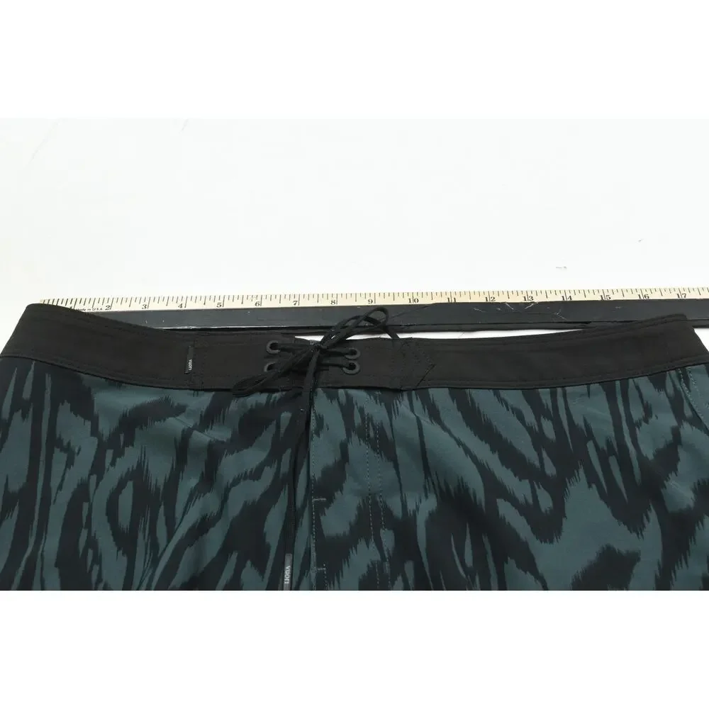 Vuori Infinity Board Shorts Mens 32 Smoked Beryl Mirage Drawstring Stretch Swim